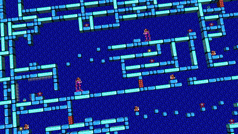 Mega Man 2 gameplay level
