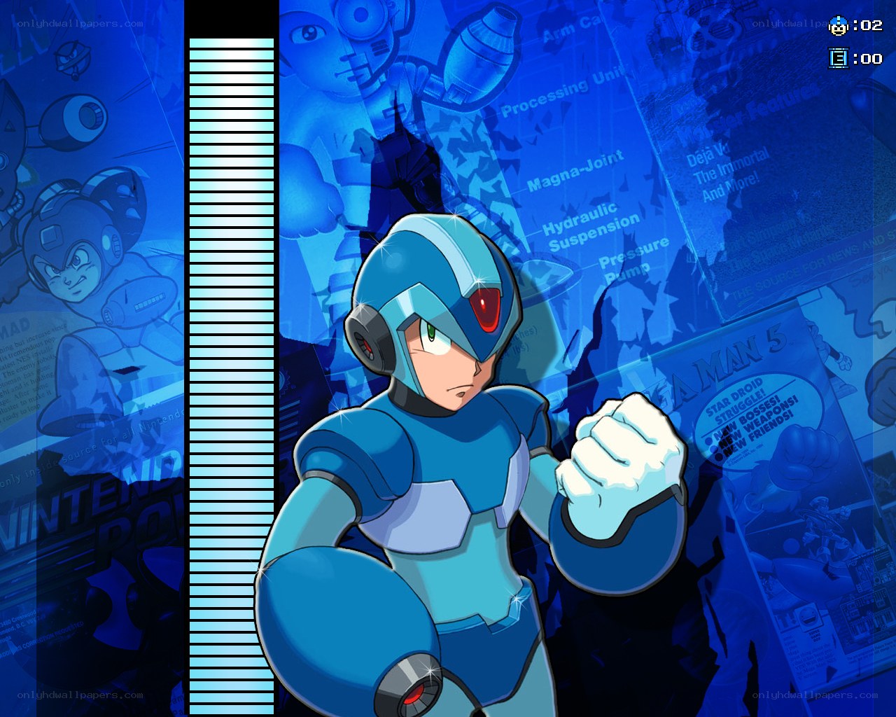Mega Man 5 promotional art
