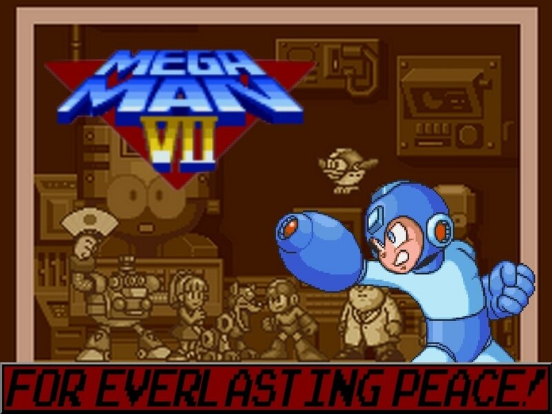 Mega Man 7 title screen
