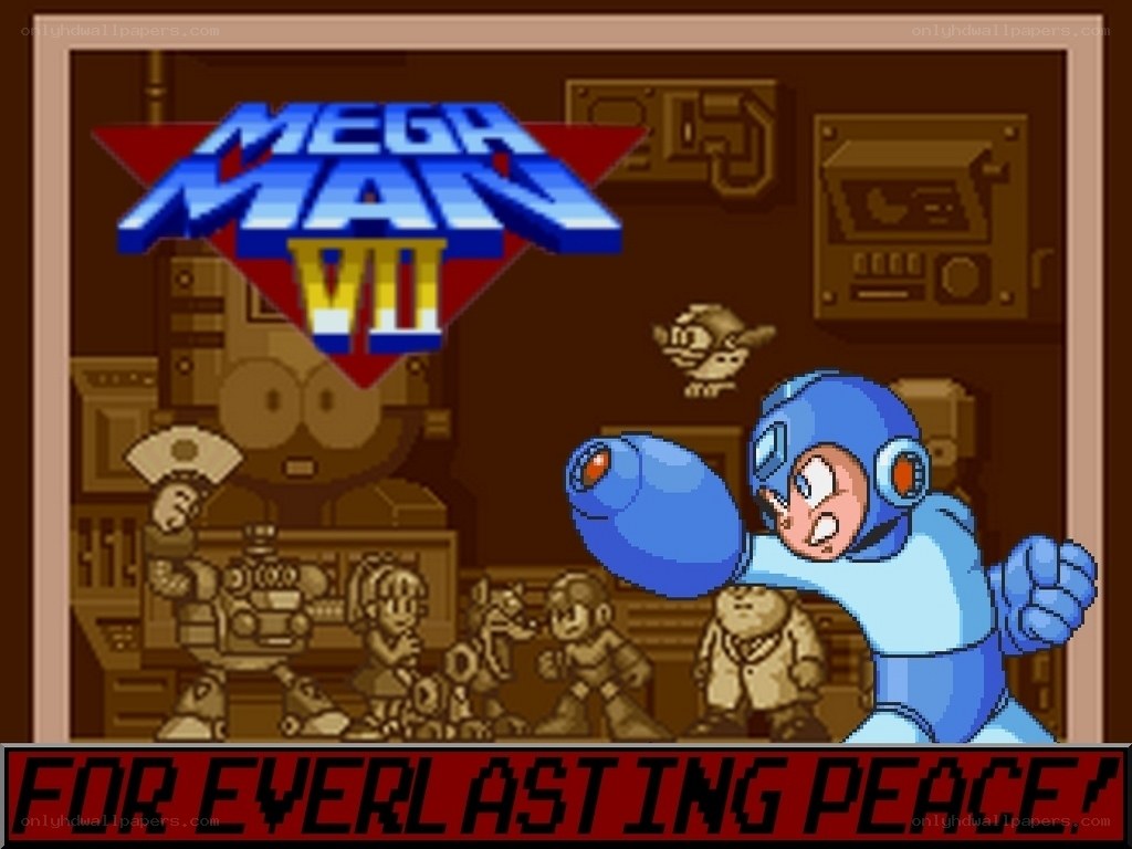 Mega Man 7 title screen