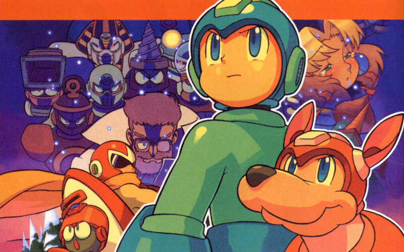 Mega Man and allies