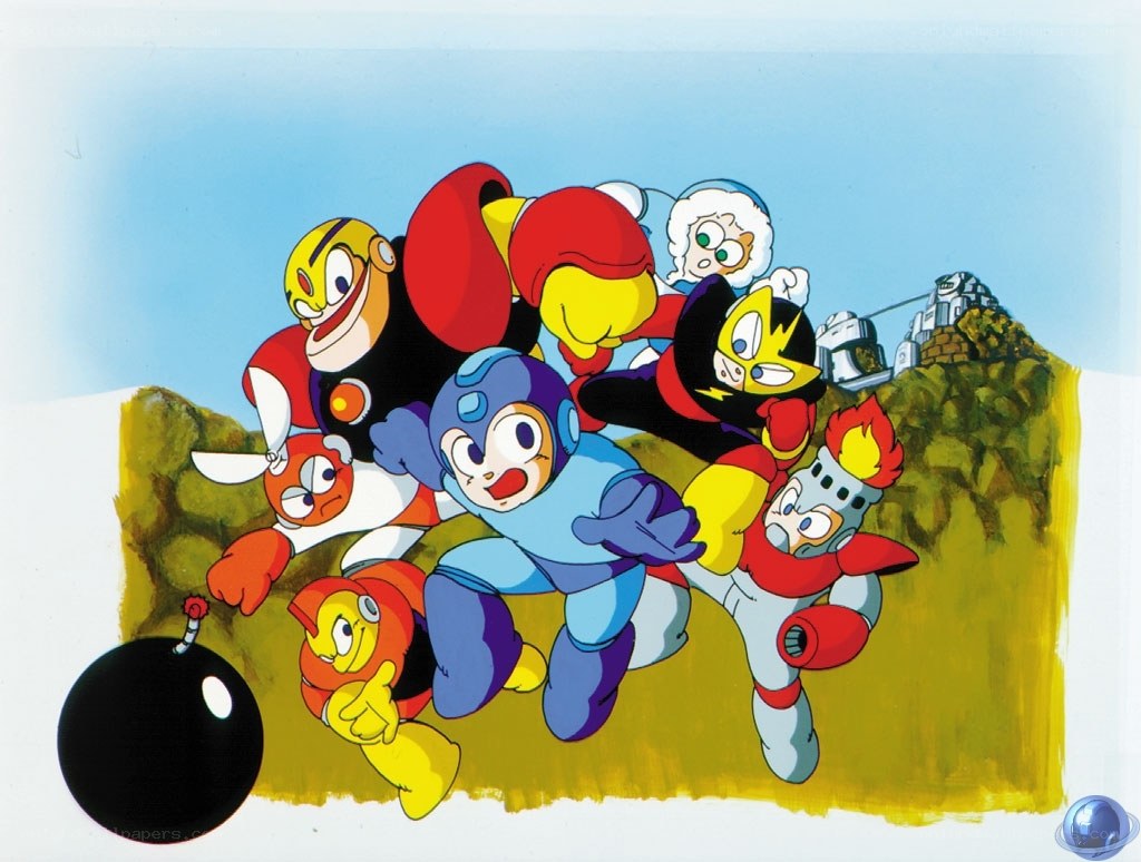 Mega Man and friends in action