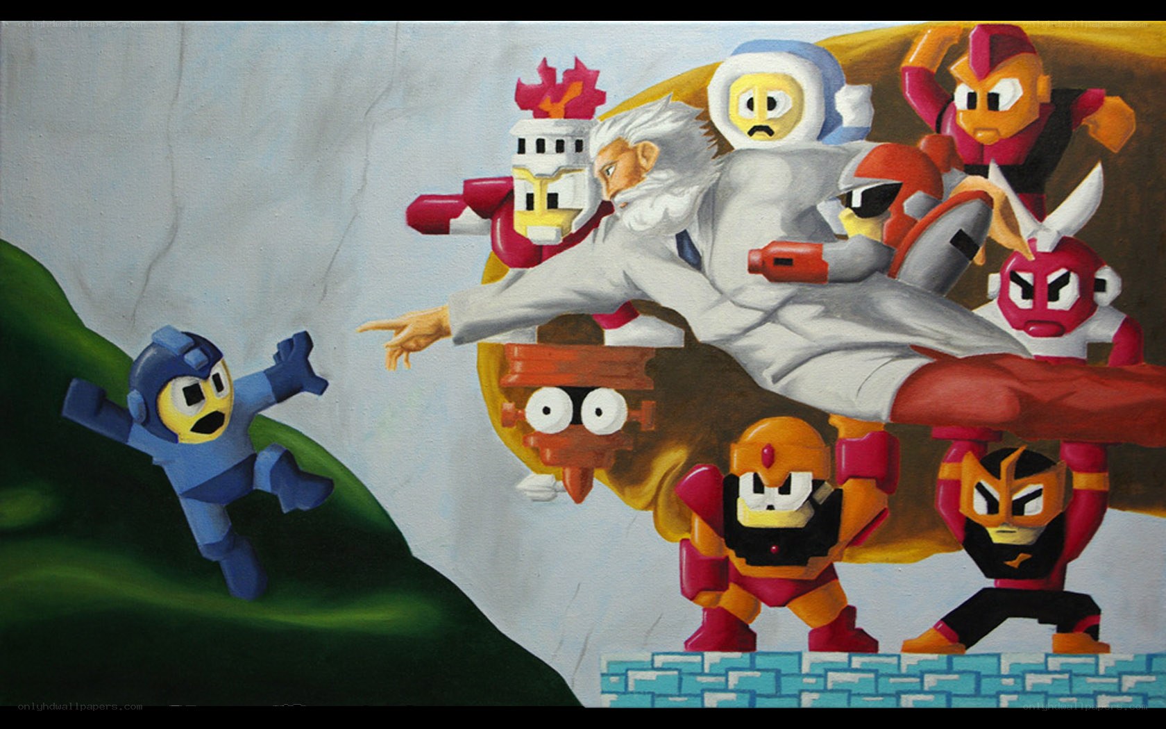 Mega Man and Robot Masters