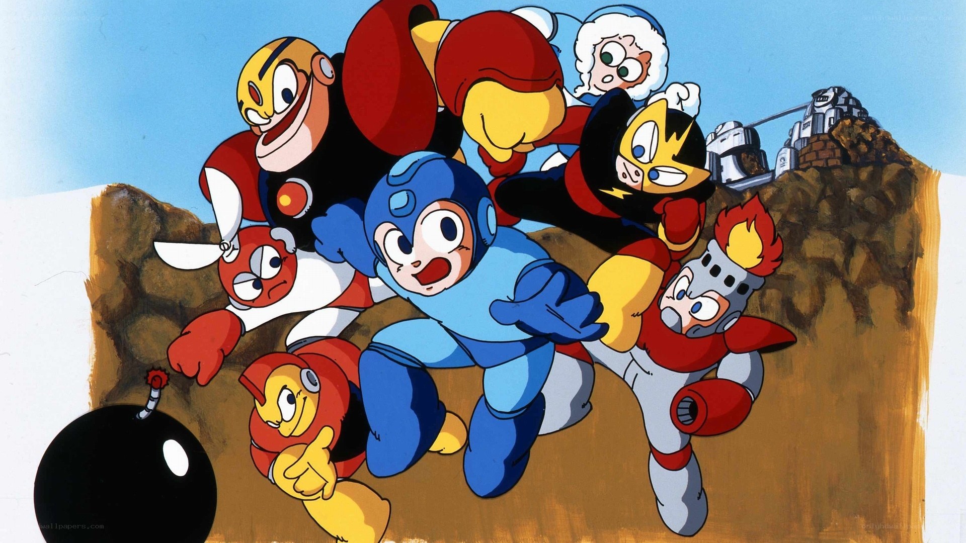 Mega Man and Robot Masters