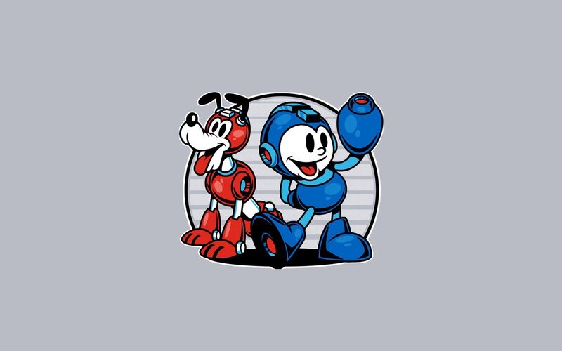 Mega Man and Rush