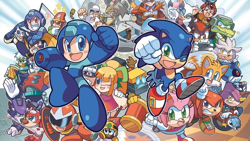 Mega Man and Sonic Characters