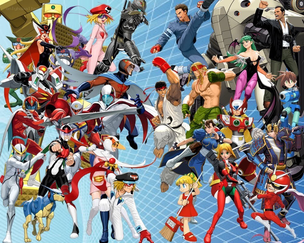Mega Man and Street Fighter crossover