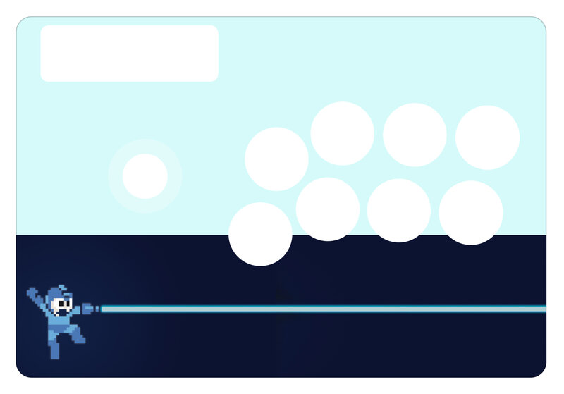 Mega Man arcade stick design
