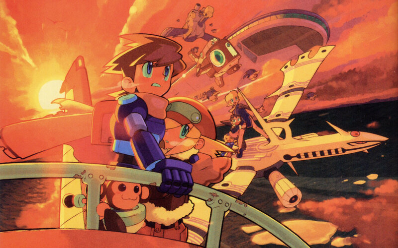 Mega Man Battle Network scene