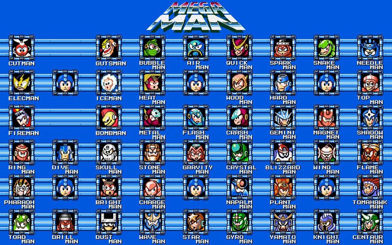 Mega Man Boss Characters