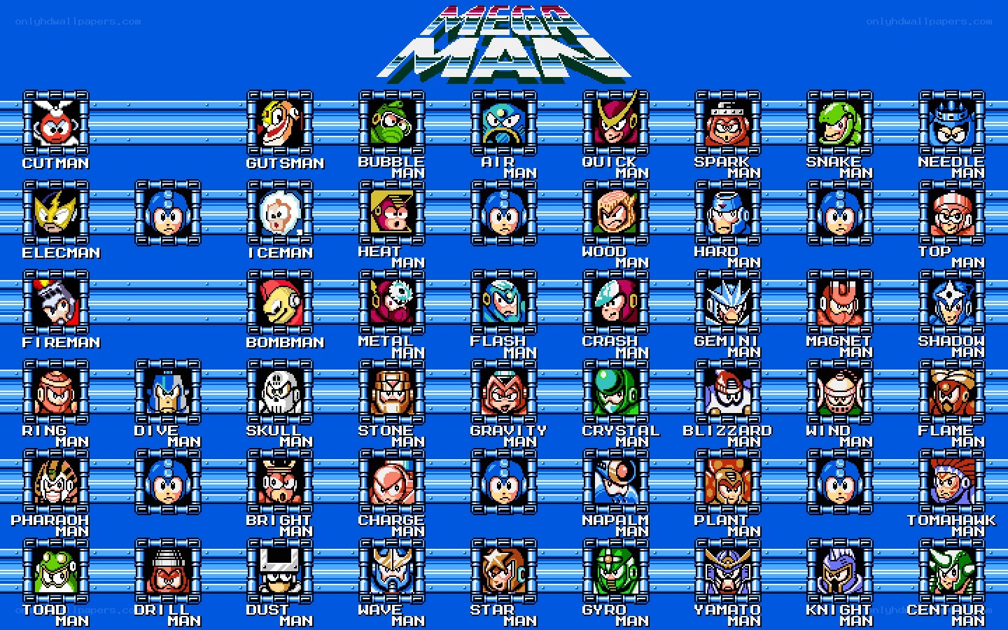 Mega Man Boss Characters