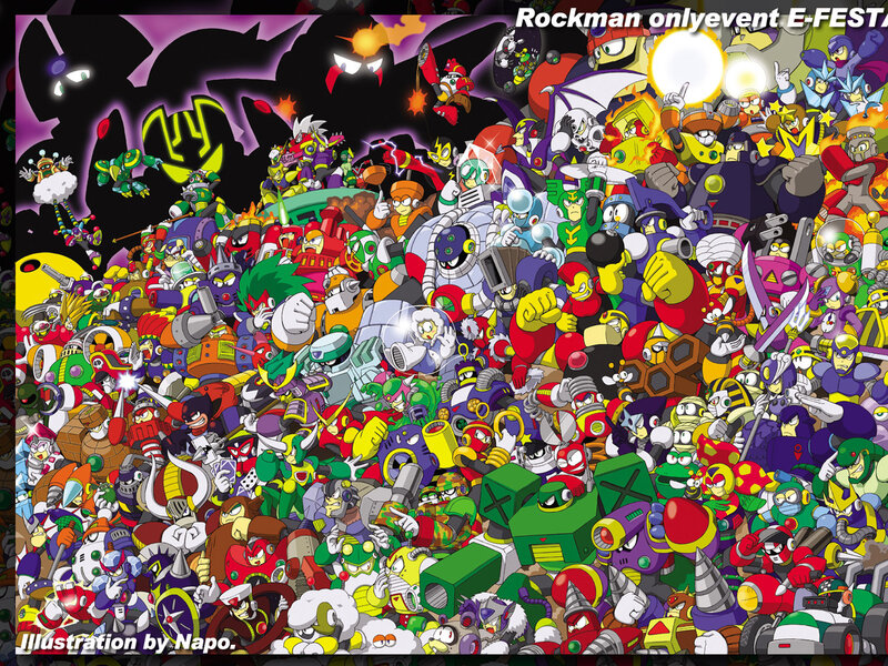 Mega Man Bosses — Purple
