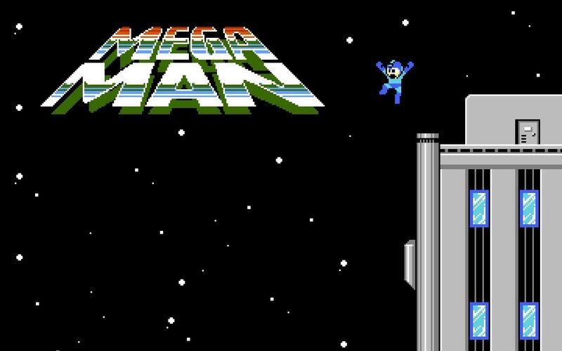 Mega Man Character — Black, Dramatic