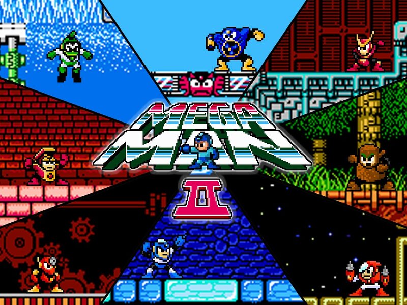 Mega Man Character — Blue, Action-packed