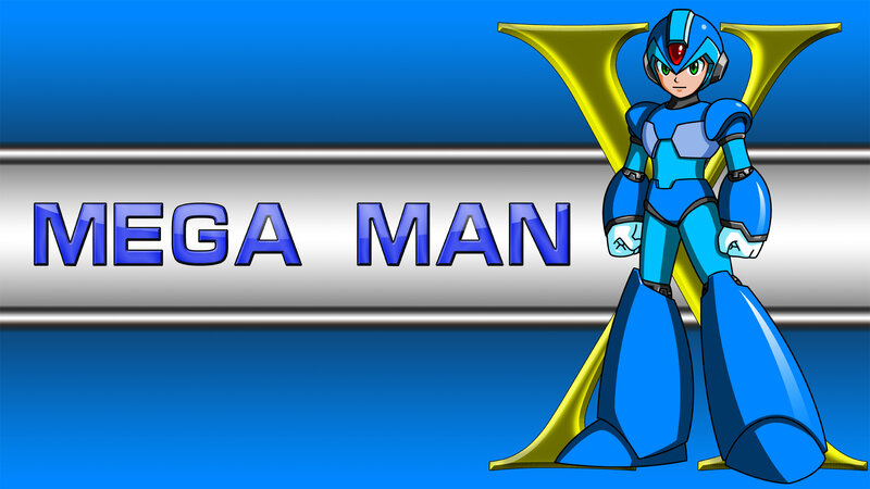 Mega Man Character — Blue, Heroic