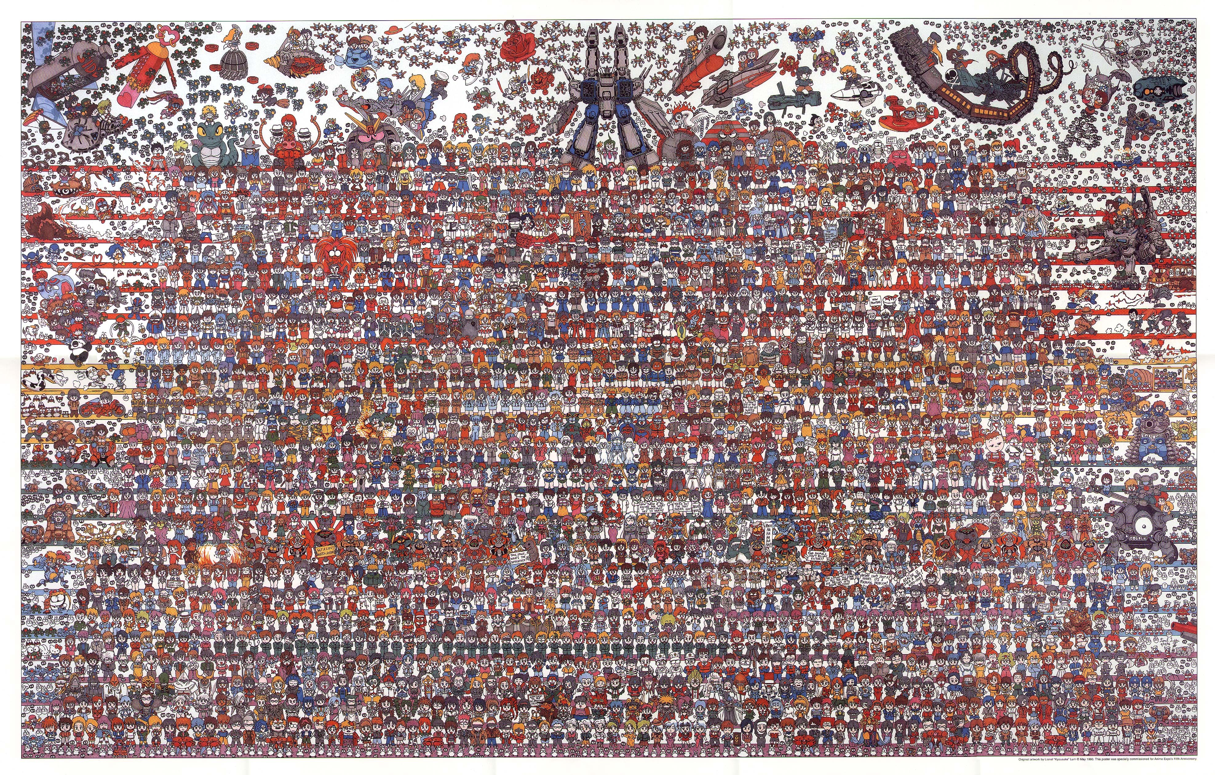 Mega Man character collage