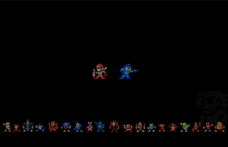 Mega Man character lineup