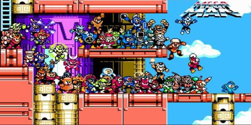 Mega Man character lineup