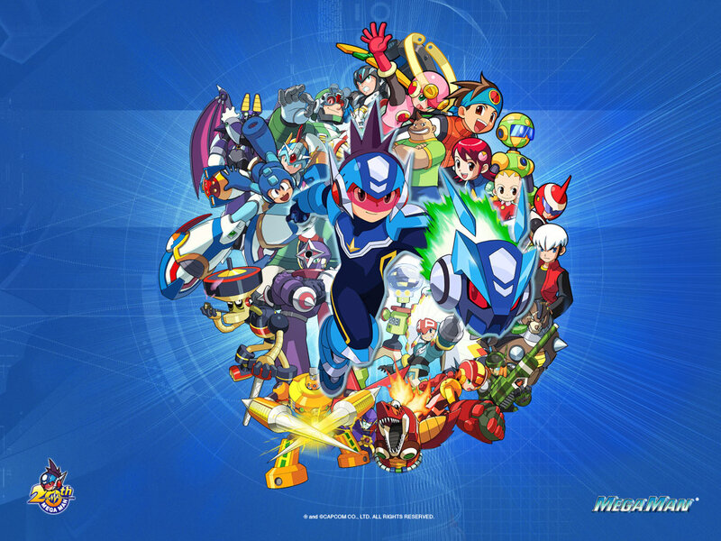 Mega Man character lineup