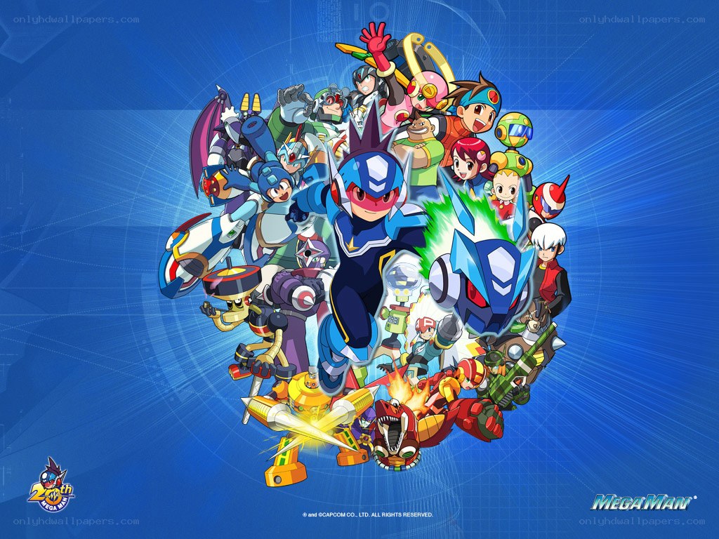 Mega Man character lineup