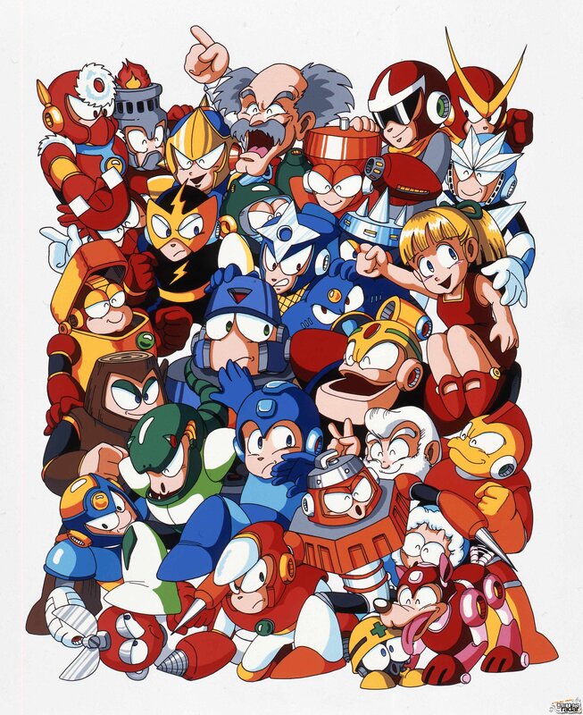 Mega Man character lineup