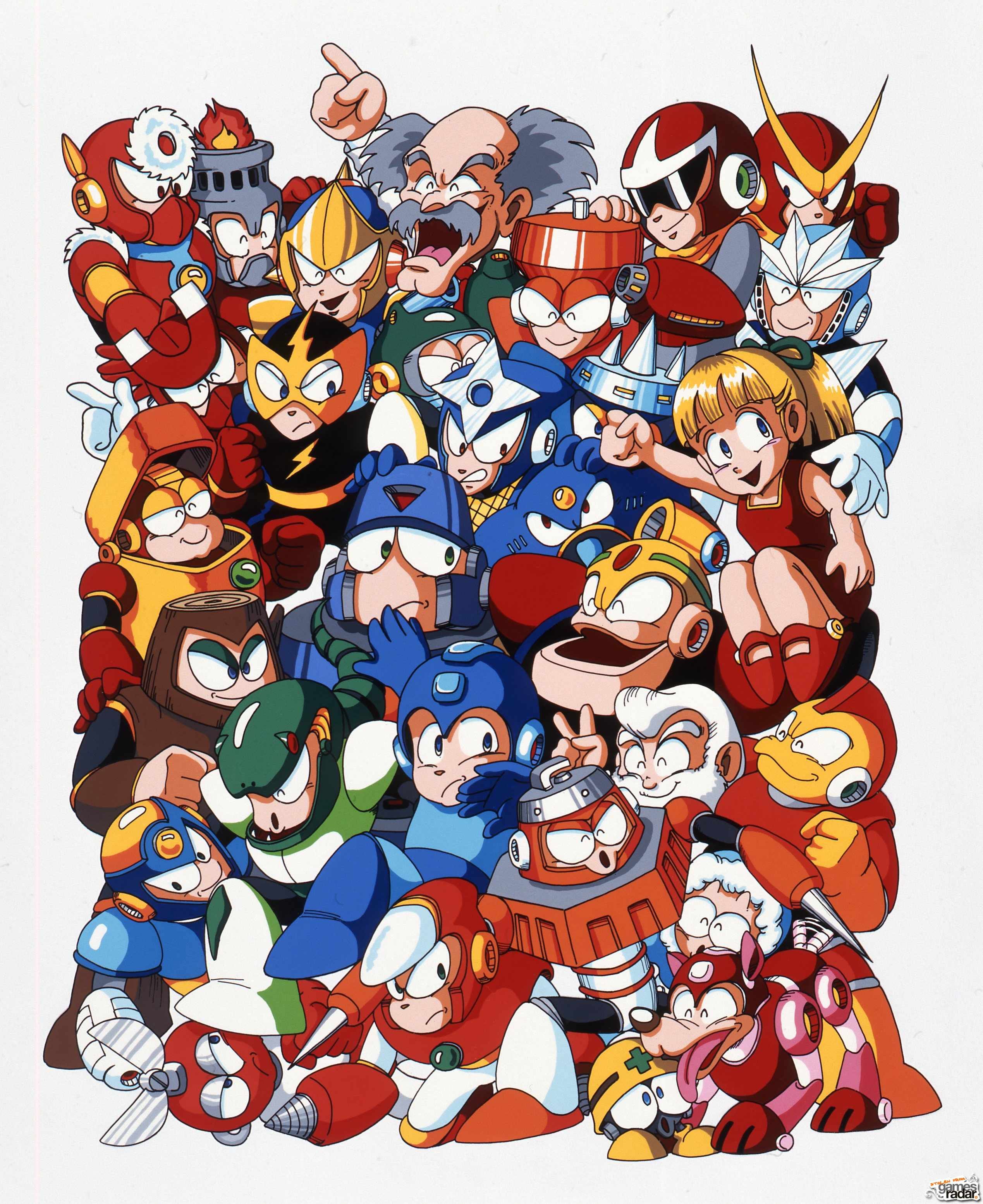 Mega Man character lineup
