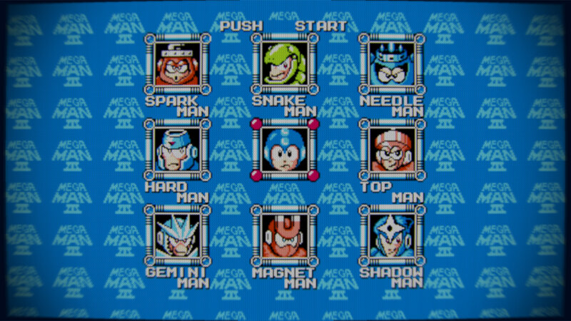 Mega Man Character Selection — Blue