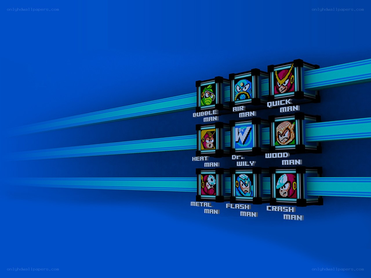 Mega Man character selection