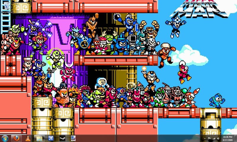Mega Man Characters — Blue, Chaotic