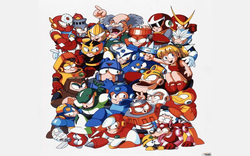 Mega Man characters group