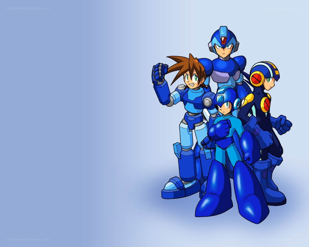 Mega Man characters group