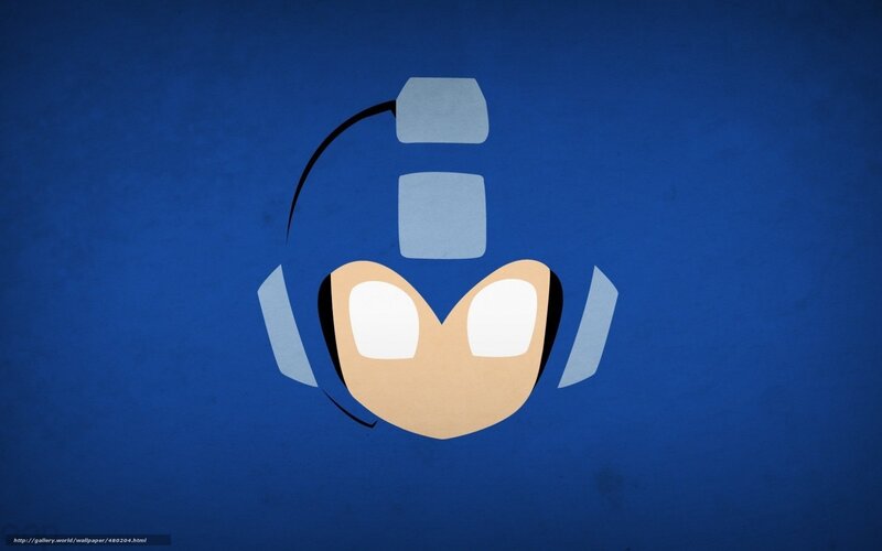 Mega Man head logo