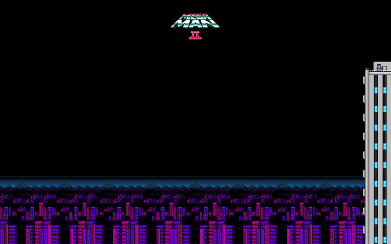 Mega Man II title screen