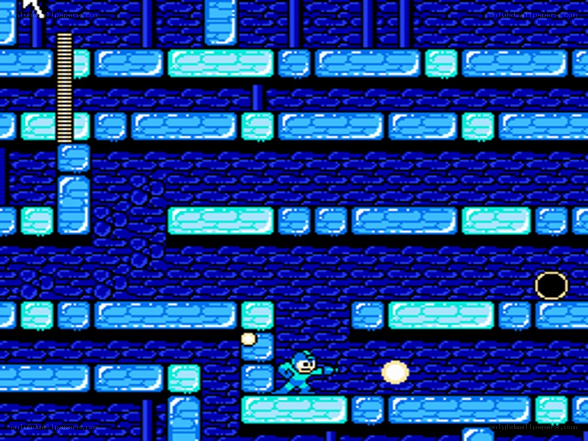 Mega Man in icy level
