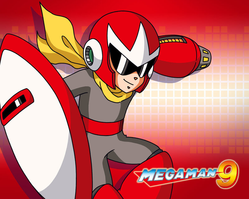 Mega Man in Red Armor — Dynamic