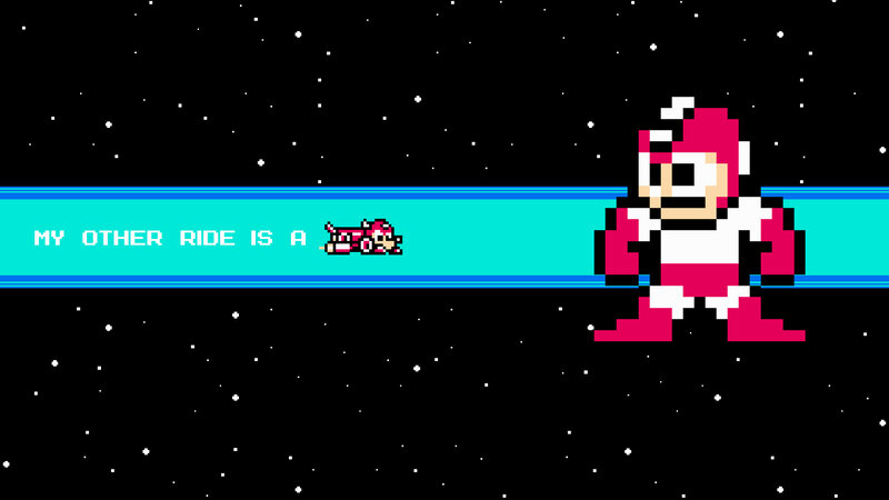 Mega Man in Space — Black