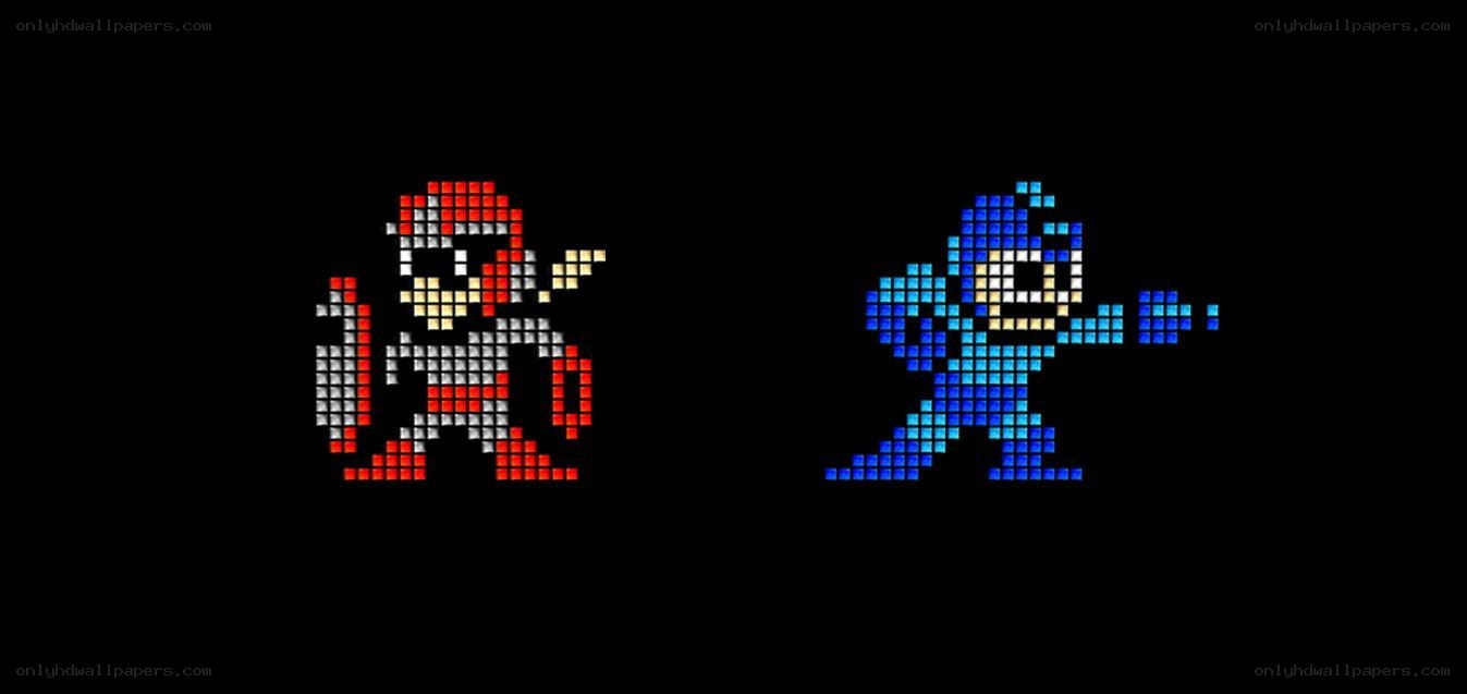 Mega Man pixel art