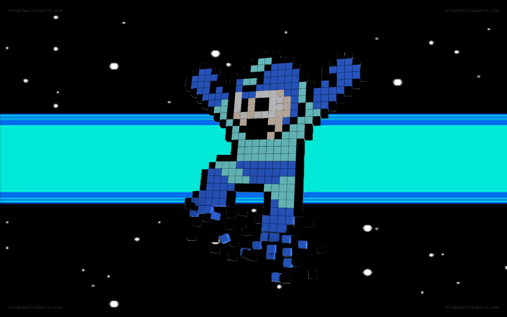 Mega Man pixel art