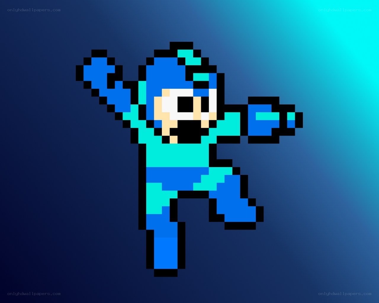 Mega Man pixel art