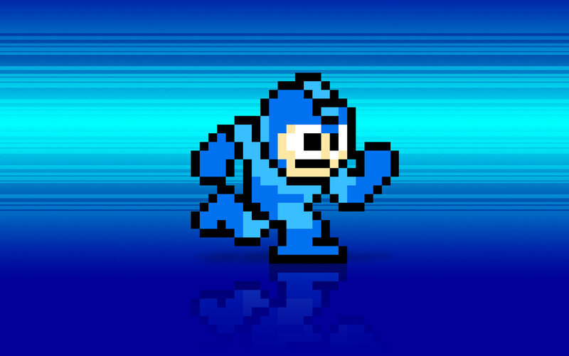 Mega Man pixel art