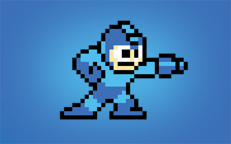 Mega Man pixel art