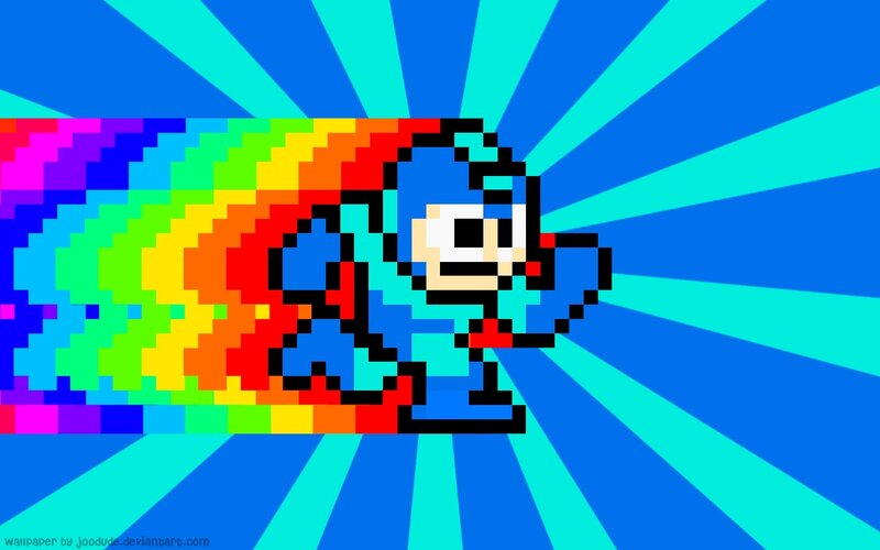 Mega Man Pixel Art — Blue