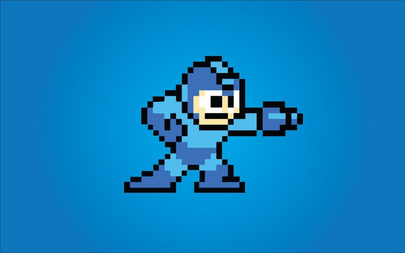 Mega Man pixel art