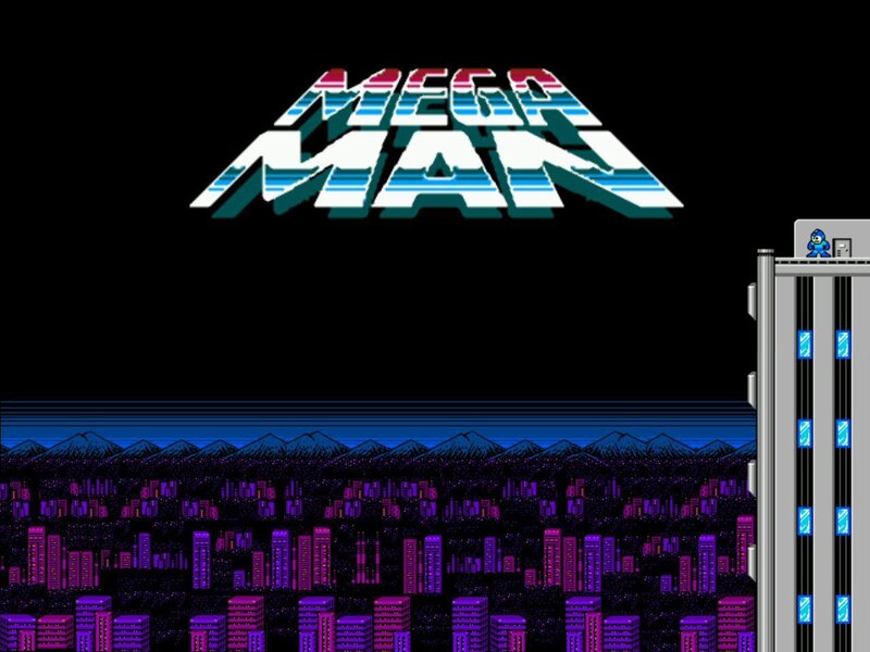 Mega Man title screen