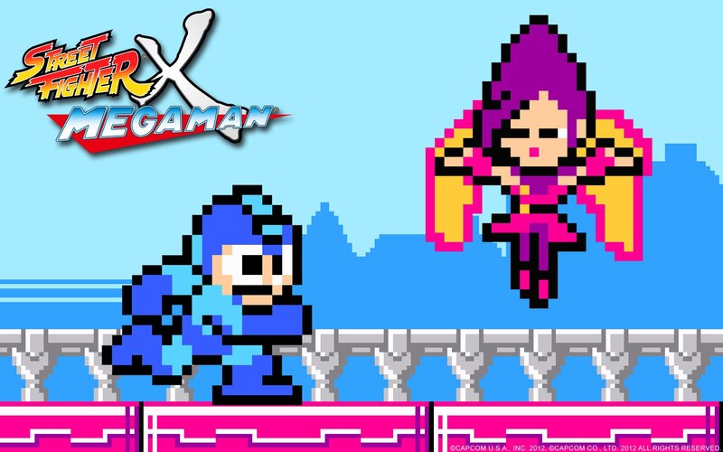 Mega Man vs. Cammy in Street Fighter X Mega Man