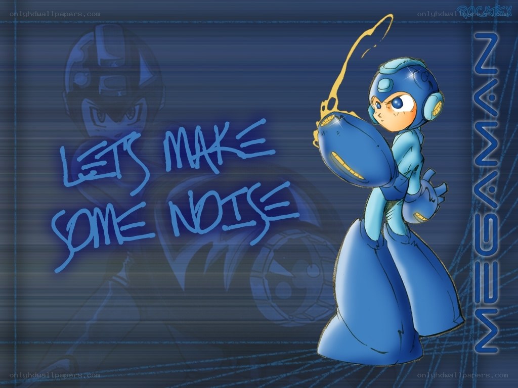 Mega Man with cannon