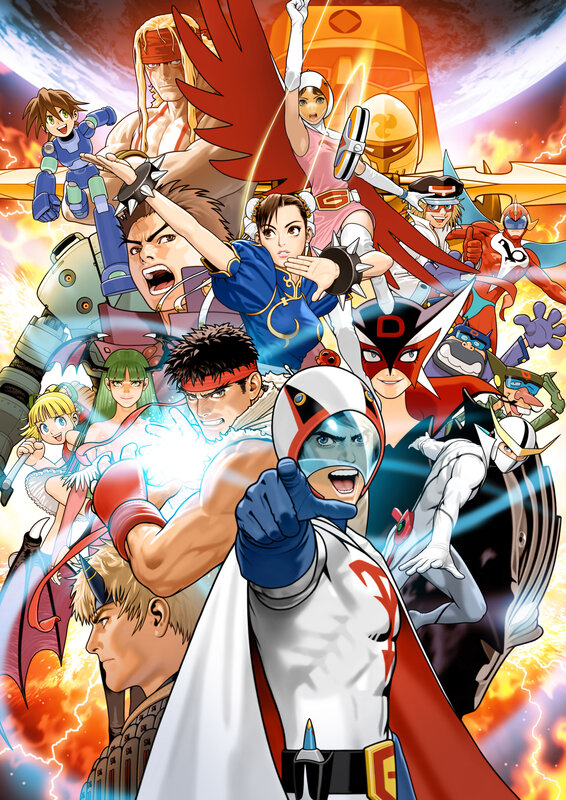 Mega Man X and Street Fighter crossover