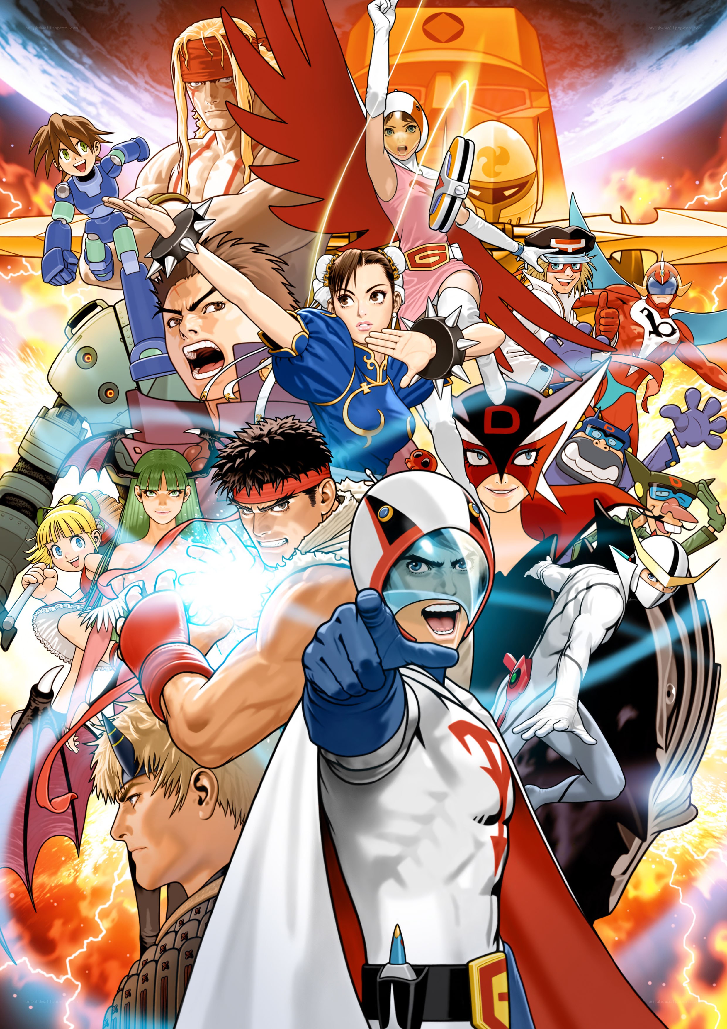 Mega Man X and Street Fighter crossover