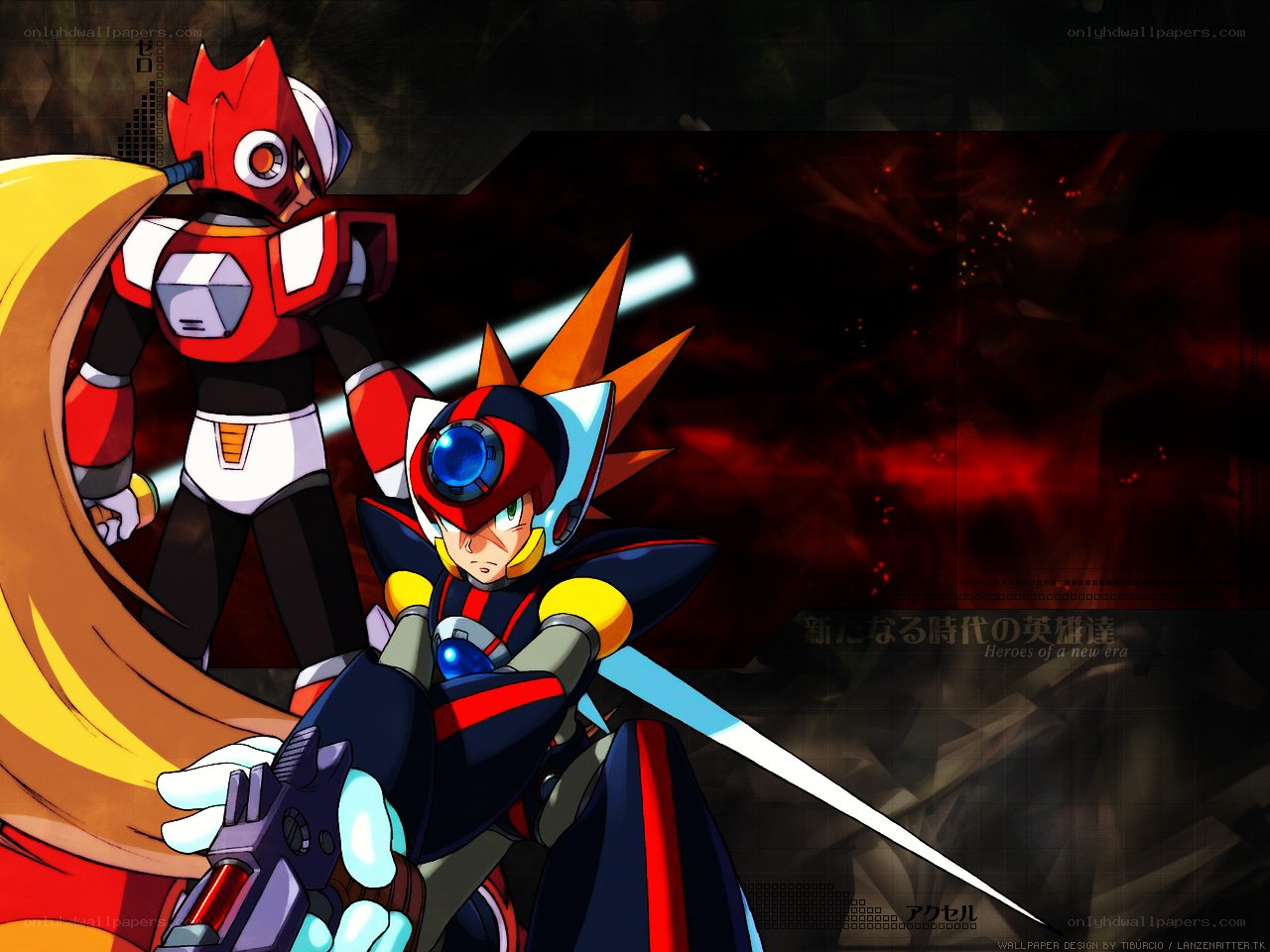 Mega Man X and Zero heroes