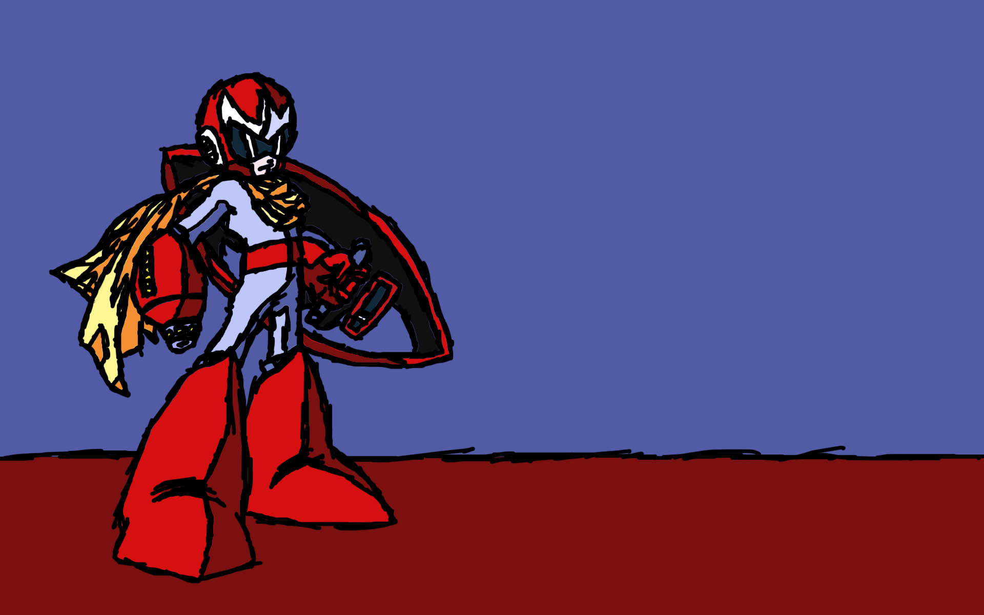Mega Man X character art